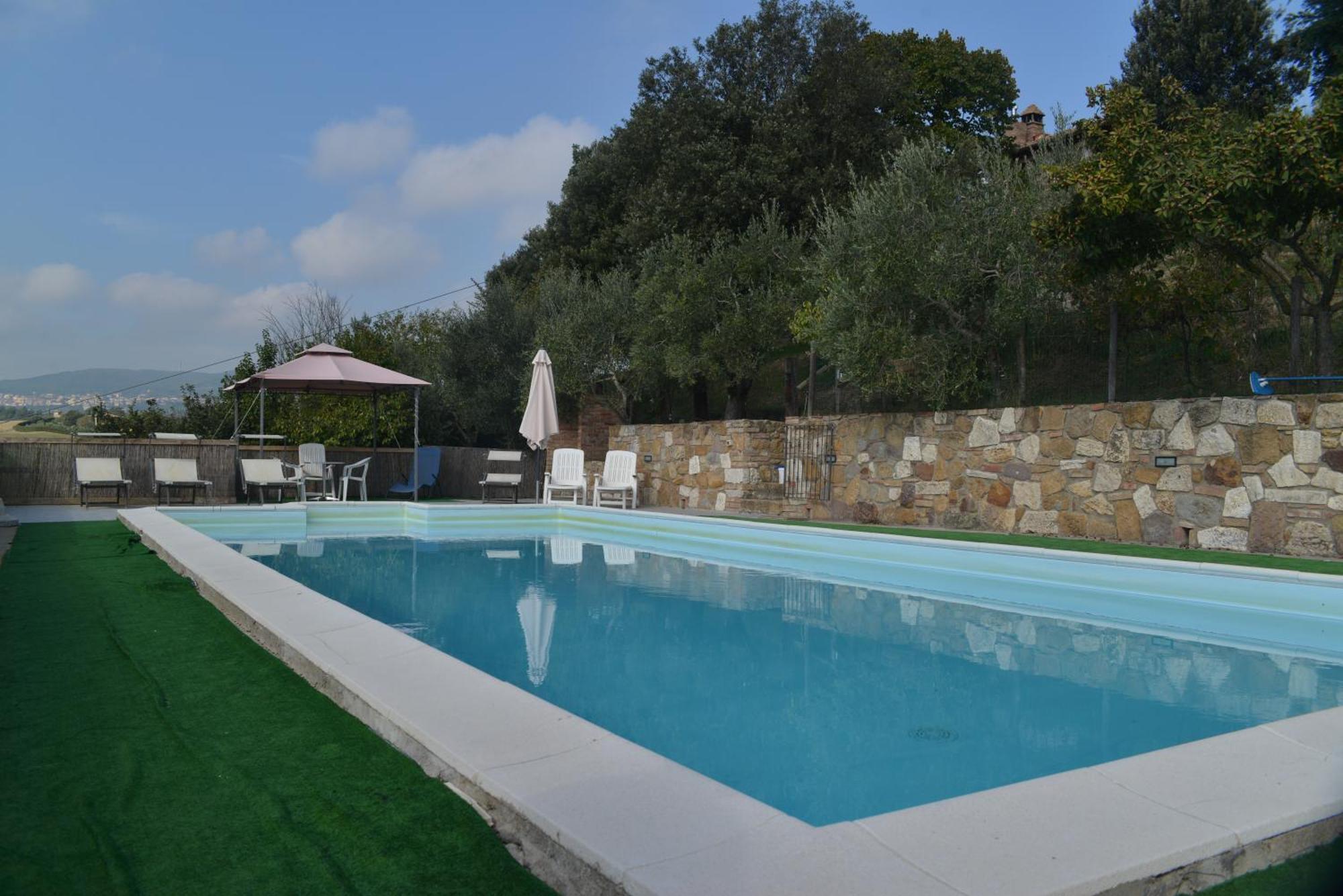 Agriturismo Podere Biancospino Piscina Privata Chianciano Terme Bagian luar foto